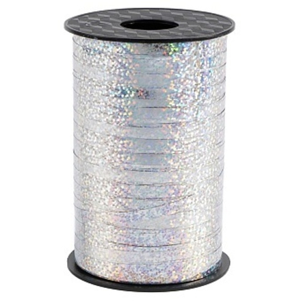 Лента полипропиленовая (0,5 см*250 м) Серебро Голография