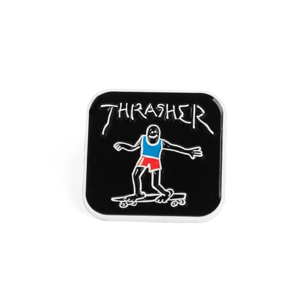 Значок Thrasher Gonz Label Pin