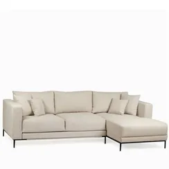 Диван раскладной Colston правосторонний 288 см, светло-серый