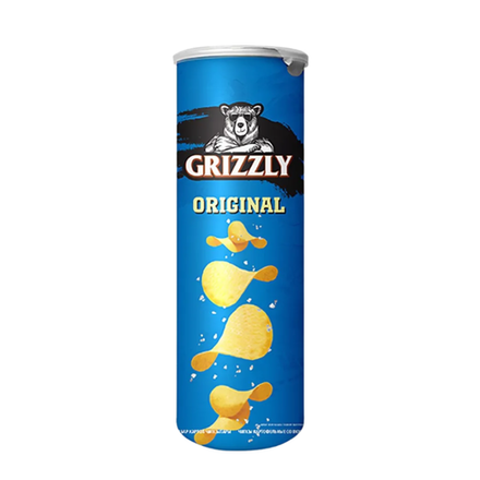 Чипсы GRIZZLY оригинальные в тубусе 130 гр