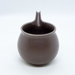 243078 Сливник ИСИН "Бекас" без ручки, 150 мл, глина, коричневый