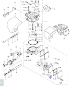 Мембрана топл. насоса Tohatsu 6/8/9.8лс (оригинальный арт. 369-03303-0)