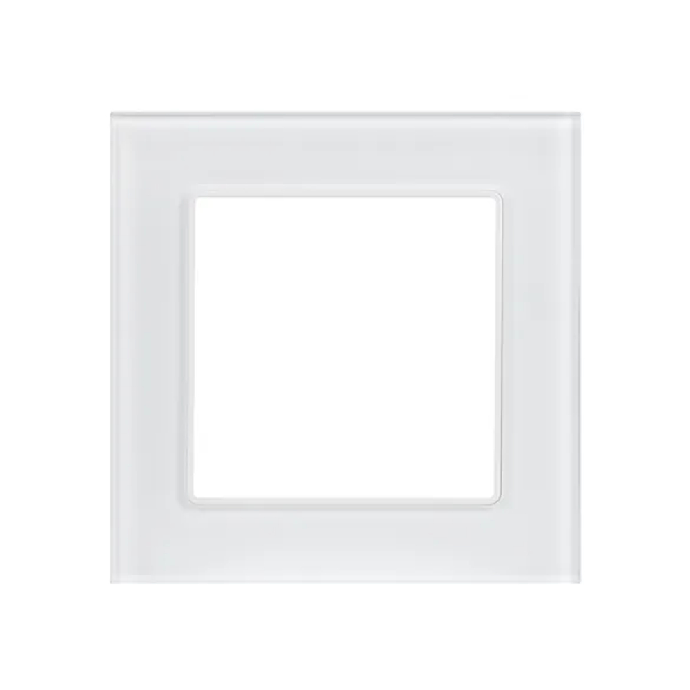 Рамка стеклянная FRM-GLARE-GS-1-WH (Arlight, -) 043786
