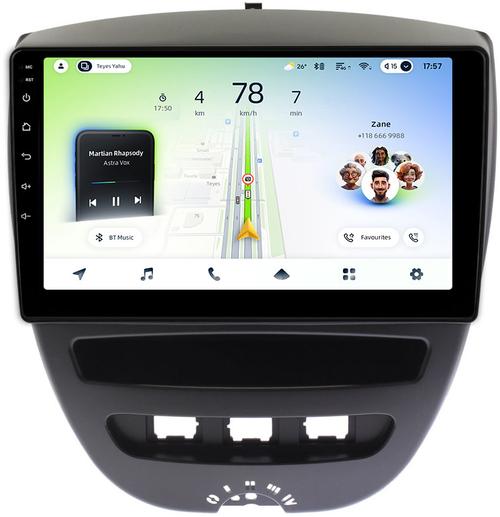Магнитола для Citroen C1, Peugeot 107, Toyota Aygo - Teyes CC4L-DTS монитор 10.1" IPS, Android 14, Быстрая, Snapdragon 662, CarPlay, 4G SIM-слот