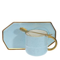 GAEM Кружка с блюдцем и ложкой, 300 мл, L20,5 W10,5 H8 см, 2в.