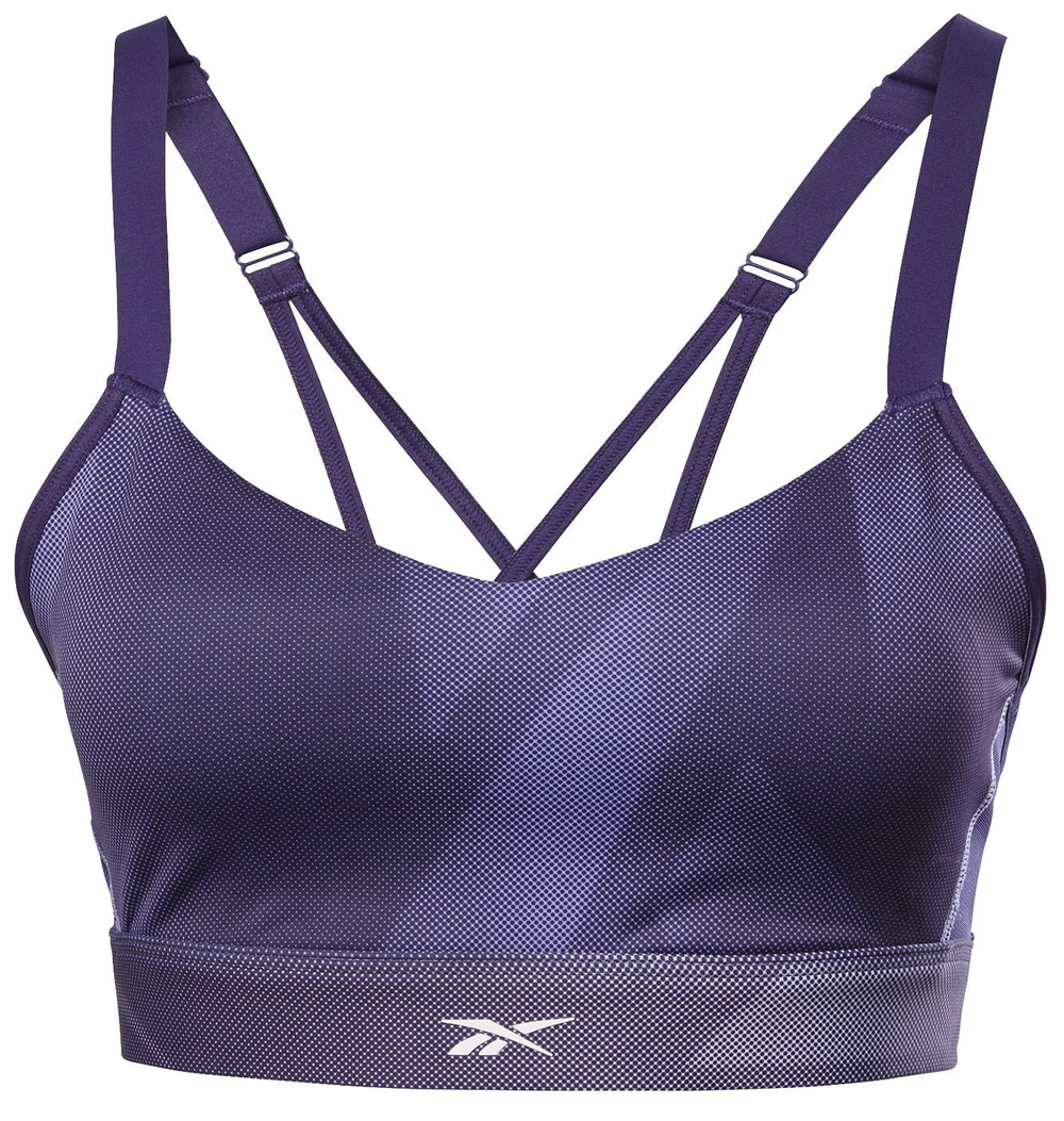 Теннисный бюстгальтер Reebok Lux Strappy Bra W - Purple