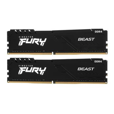Оперативная память Kingston DDR4 DIMM 16GB Kit 2x8Gb KF432C16BBK2/16WP PC4-25600, 3200MHz, CL16