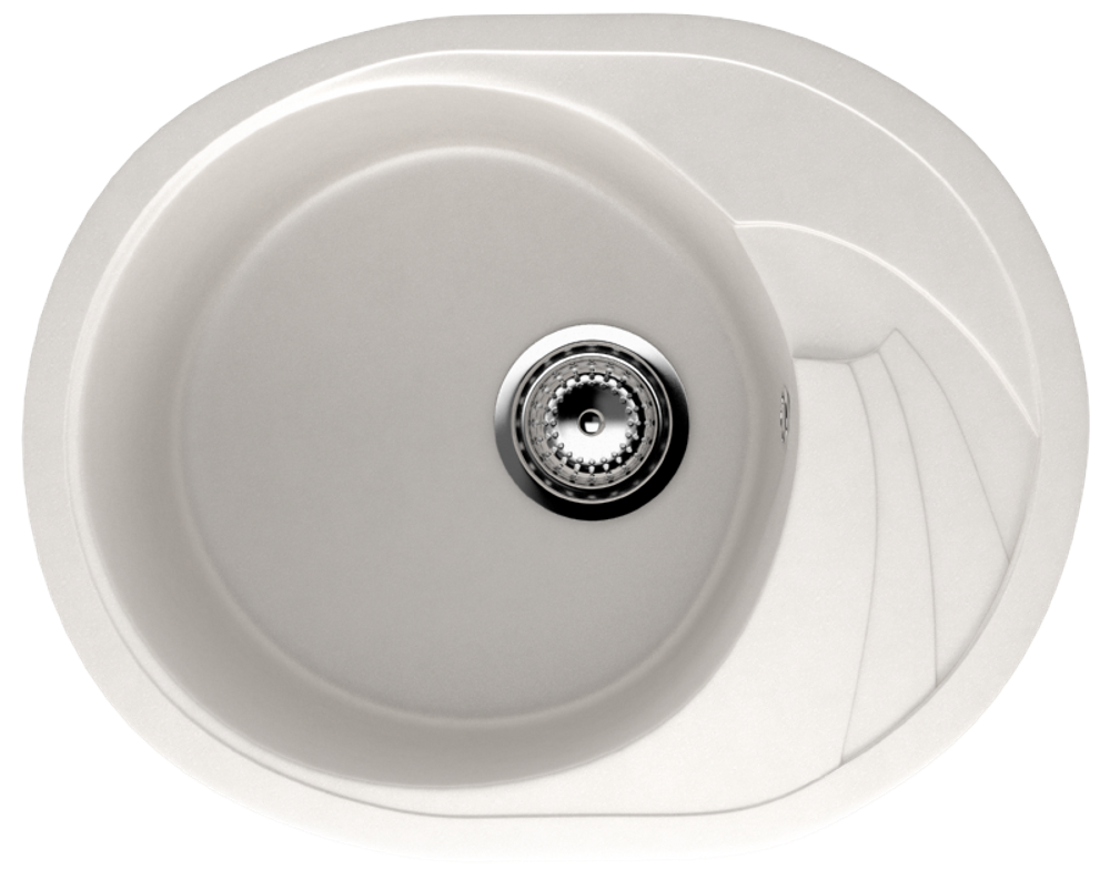 Мойка Eco Stone R-17-341/U-403-341 ультра белый