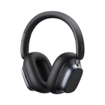Наушники Baseus Bowie H1s, Bluetooth 5.4, шумоподавление, чёрные