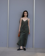 комплект изо льна: топ и юбка