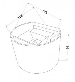 Накладной светильник Maytoni Fulton O573WL-L6W