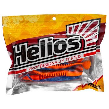 Виброхвост Varuna 4,33'/11см Star Blue & Orange 7шт. (HS-35-044) Helios