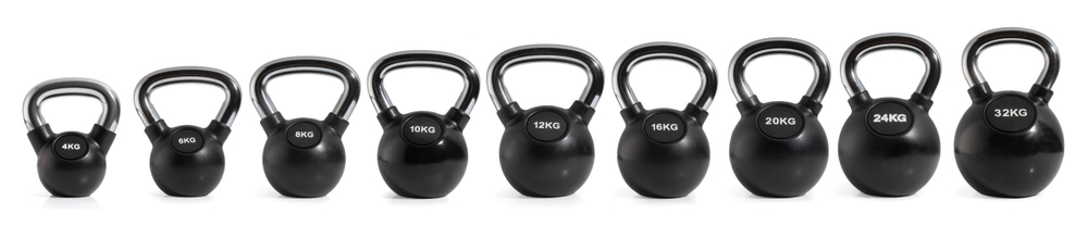 Гиря с резиновым покрытием 8 кг (модель: К-6) VictoryFit VF-KRU080