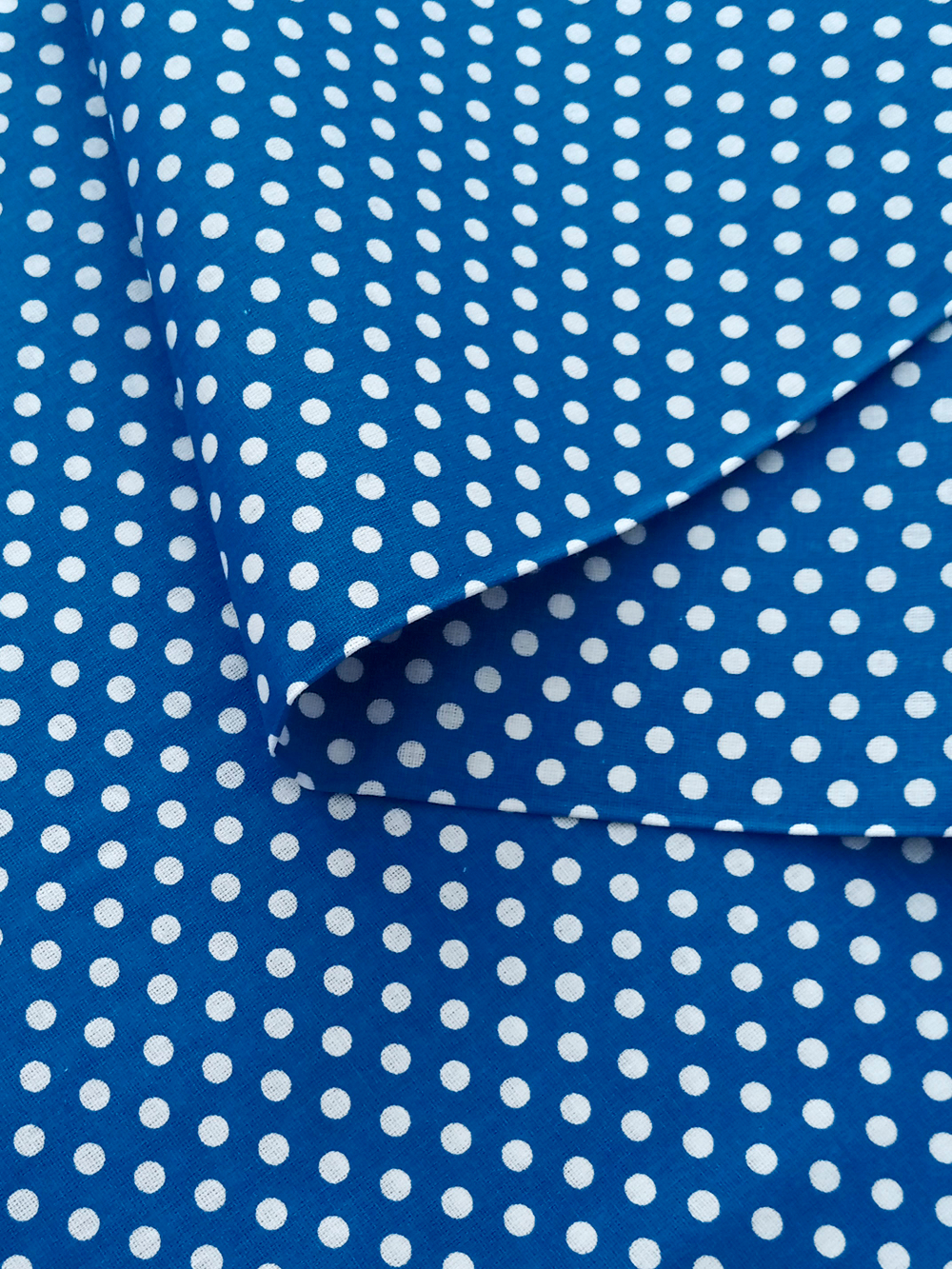 Ткань бязь плательная, рис. " Горох 6 мм", ширина 150 см, арт. 073