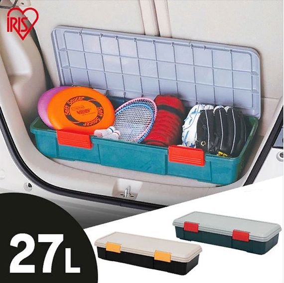 Экспедиционный ящик IRIS RV Box 770F, в багажнике автомобиля 2.