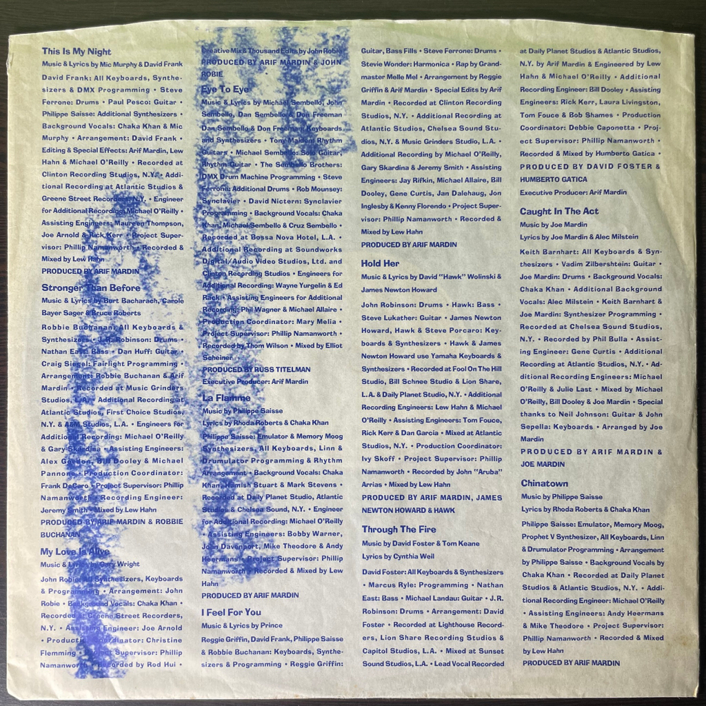 Chaka Khan - I Feel For You (Германия 1986г.)