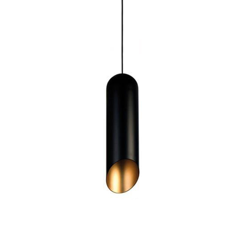 Подвесной дизайнерский светильник  Pipe by Tom Dixon (черный)