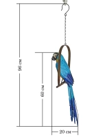 Декор на стену для интерьера "Попугай" 60 см