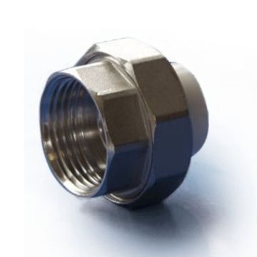 Муфта разъёмная Политэк 25x3/4" ВР с внутренней резьбой полипропиленовая