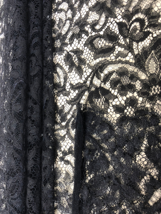 Кружево черное,  0,85см, SOLSTISS ING