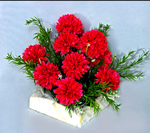 Полянка ритуальная утяжеленная на постаменте