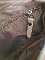 Сумка женская из натуральной кожи бежевая через плечо