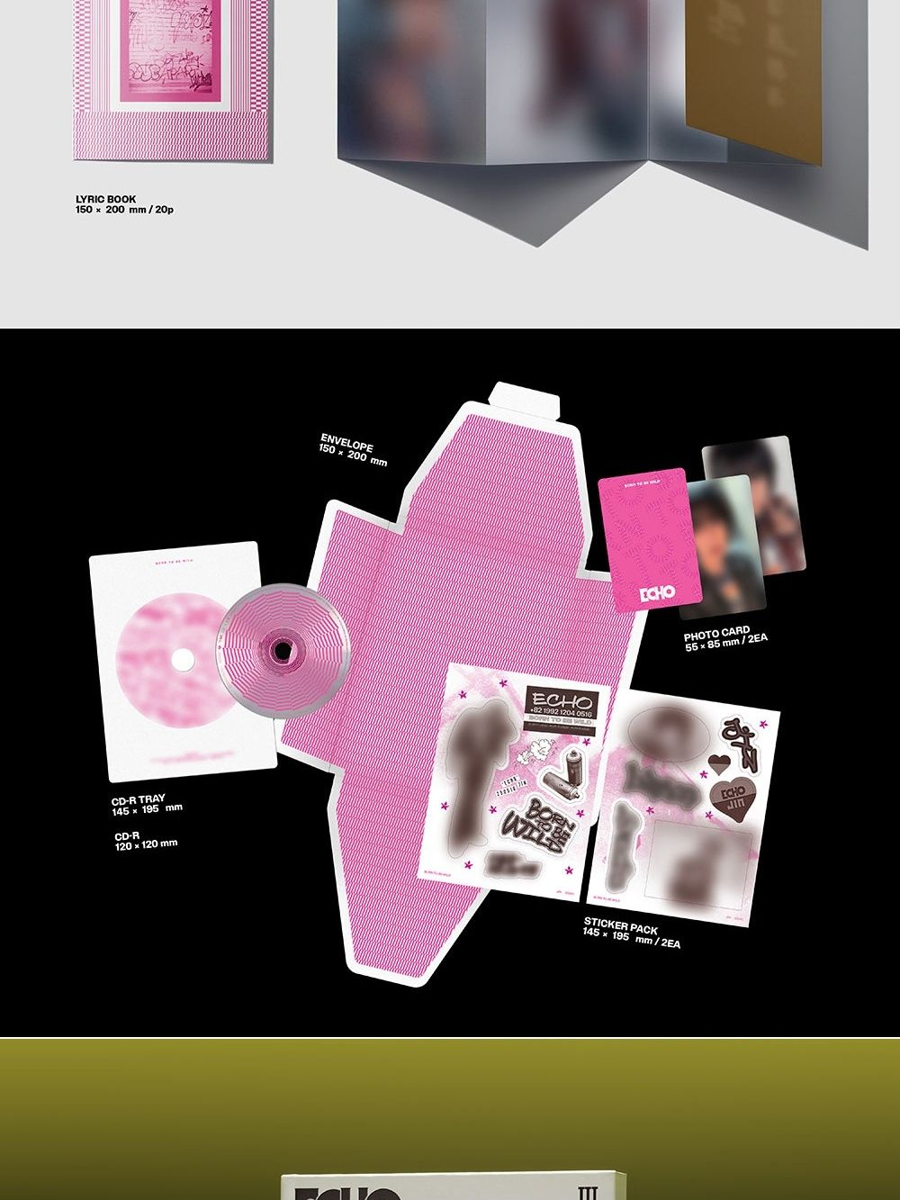 Альбом JIN - ECHO 2nd Mini Album RANDOM Version