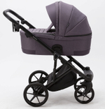 Детская коляска Adamex Marco 3 в 1 GA08 (Т. СЛИВ. ТК. + СЛИВ. КОЖ. ОТДЕЛКА)