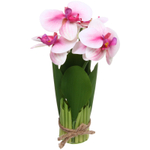 Цветочная композиция «Весенняя рапсодия» 19*27см Орхидея розовая
