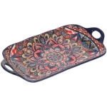 Блюдо керамическое «Марракеш» синее 32*16,5*4см