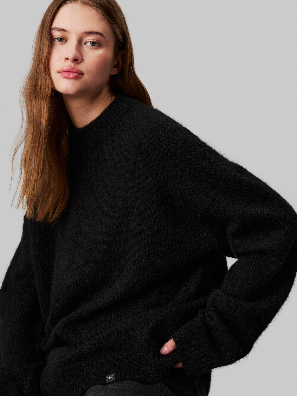 Свитер CALVIN KLEIN JEANS - черный(J20J224636)