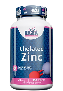 HaYa Labs Хелатный Цинк ( Chelated Zinc ) 30mg 100 tab