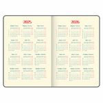 Ежедневник датированный 2025 А5 148х218 мм GALANT "Infinity Gold", под кожу, темно-синий, 115729