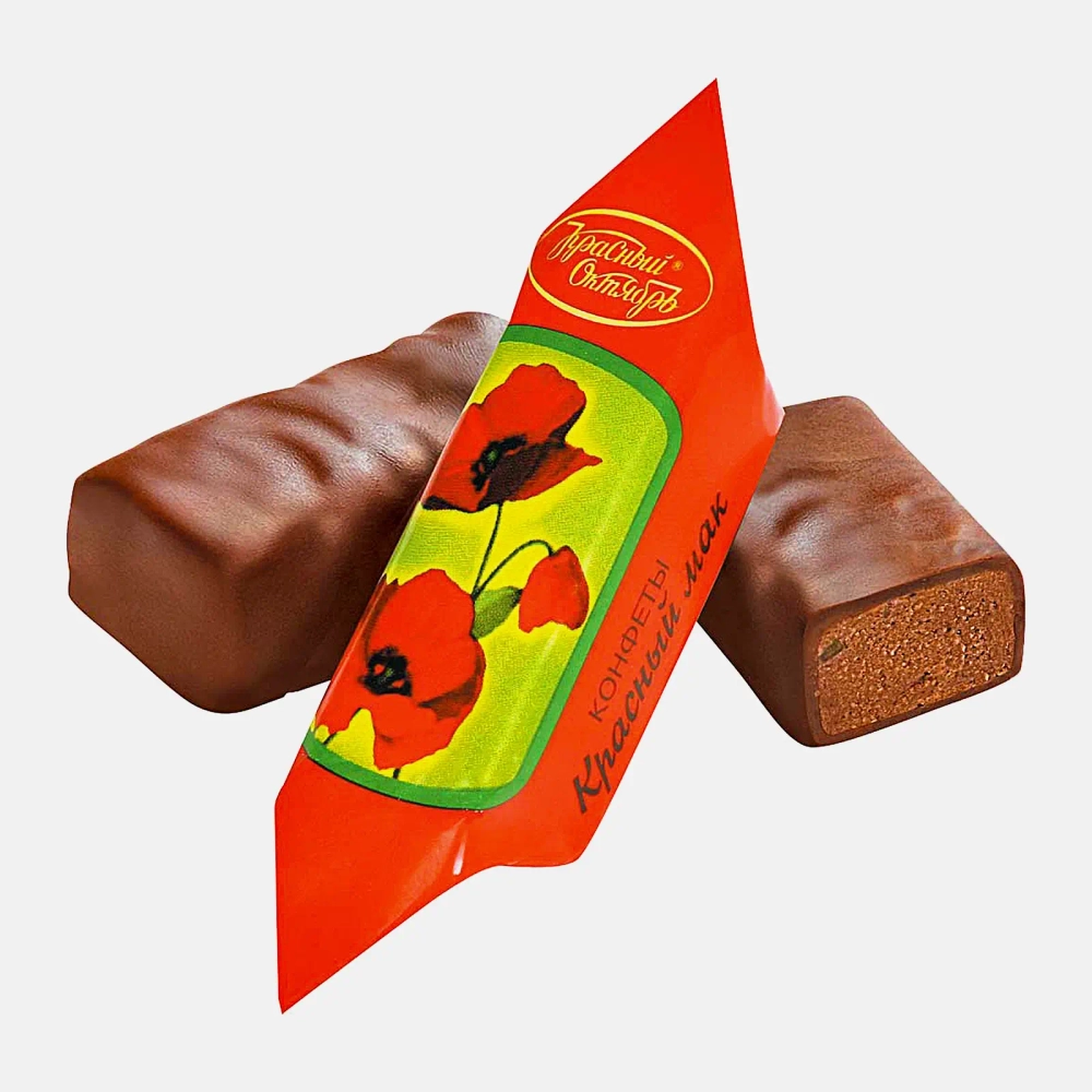 Конфеты Красный октябрь Красный мак