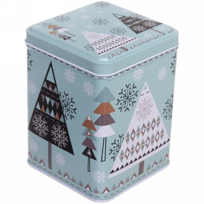 Банка жестяная «Снежинка» 800мл 8,9*8,9*11,4см