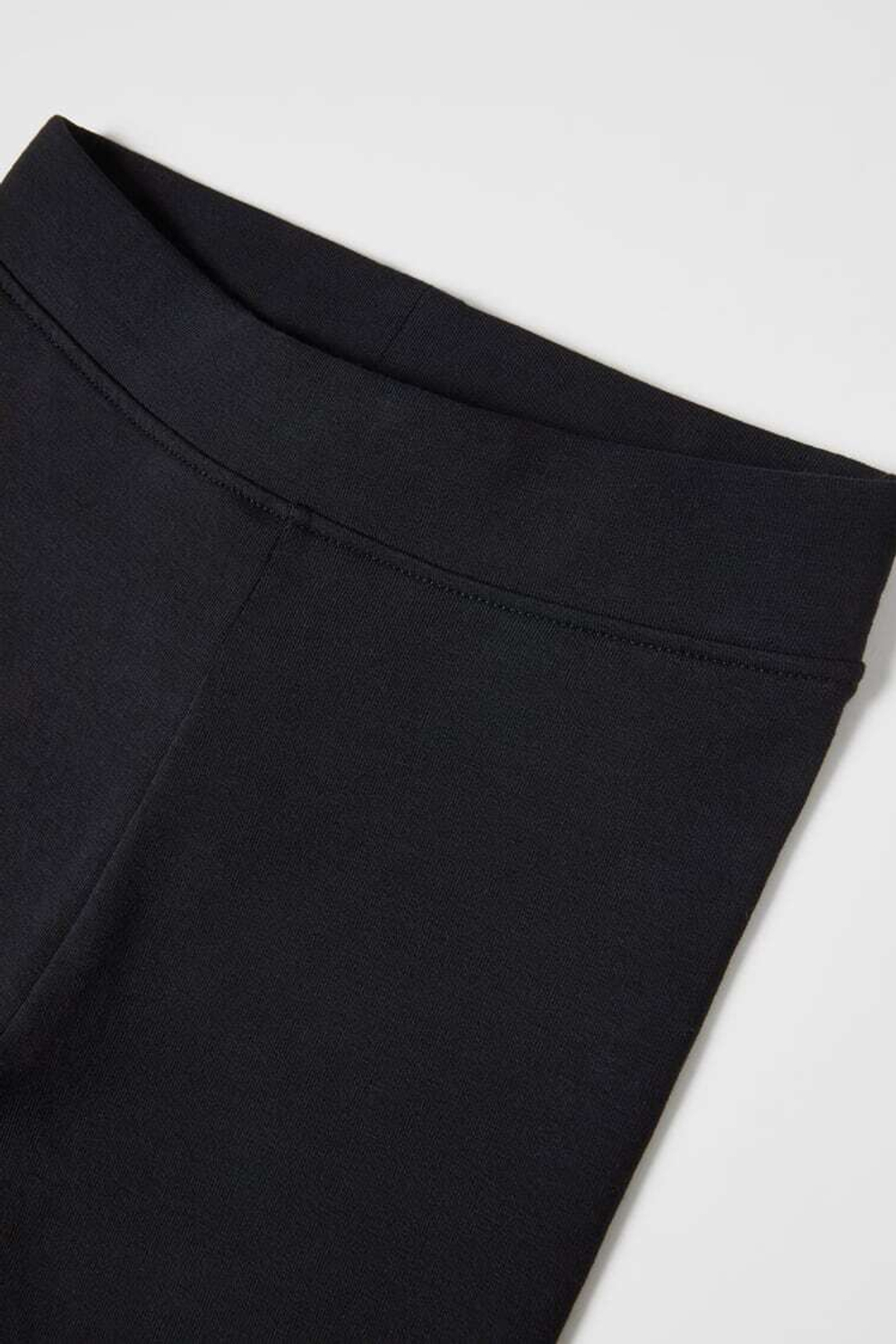 ZARA ОДНОТОННЫЕ ЛЕГГИНСЫ ДЛЯ ВЕЛОСПОРТА, ЧЕРНЫЙ