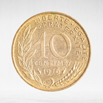 France, 10 Centimes 1976, VF