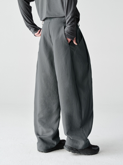 Брюки Nothomme Blue Spring Outdoor Straight-Leg Curved-Knife Pants MICROFT Eco-Friendly Soft Breathable Water-Repellent Dress Trousers