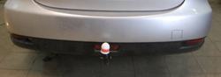 Фаркоп Nissan Almera седан 2013-2015 (дорестайлинговая), условно-съемный,(без электрики) Трейлер.7750