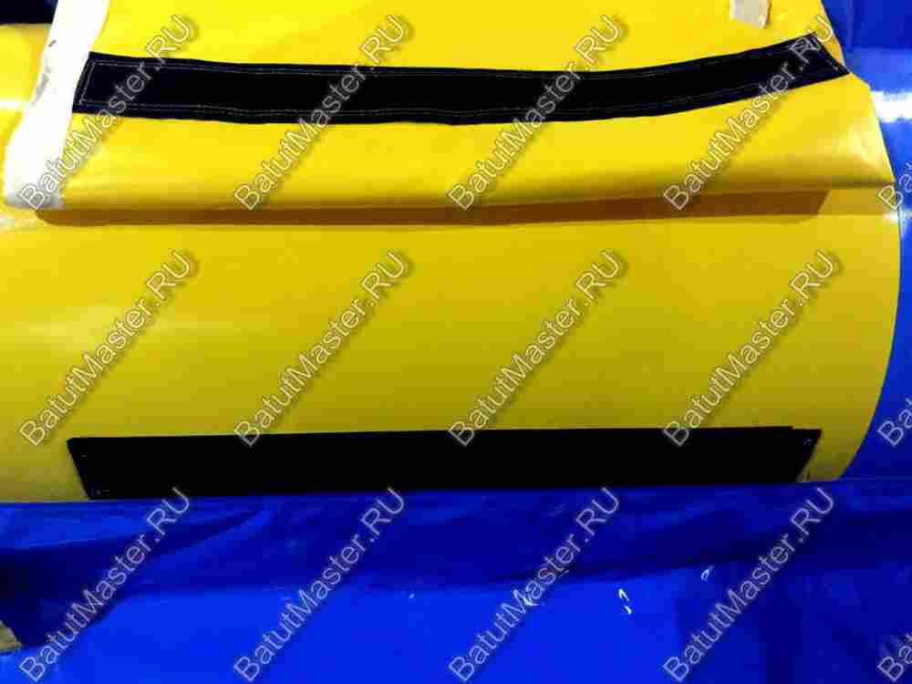 Надувной батут-горка с бассейном «Пляжный оазис», 21*7*7 м