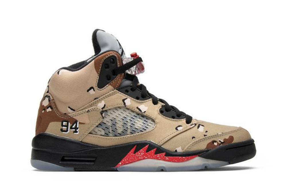 Кроссовки Supreme X Jordan Air Jordan 5 Retro Desert Camo