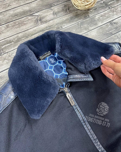 Куртка Stefano Ricci со вставками из кожи крокодила