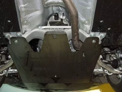 Защита картера и КПП Sheriff для Audi A4 II (B6) 2000-2006 арт.02.0817