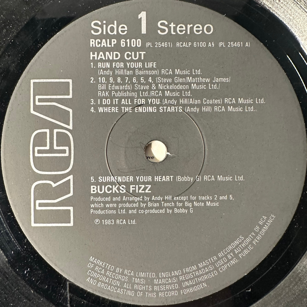 Bucks Fizz - Hand Cut (Англия 1983г.)