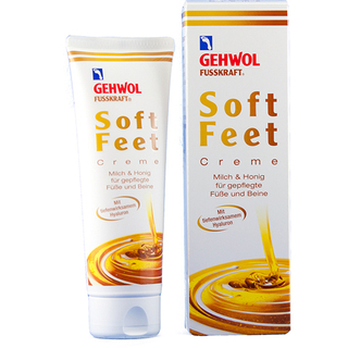 Крем для ног шелковый молоко и мед с гиалуроновой кислотой GEHWOL Soft Feet Creme 125 мл