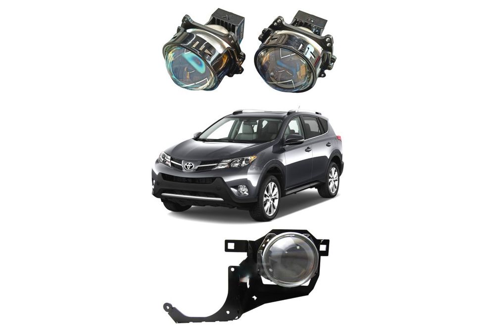 Комплект для замены штатных линз Toyota RAV IV CA40 дорестайлинг 2012-2015