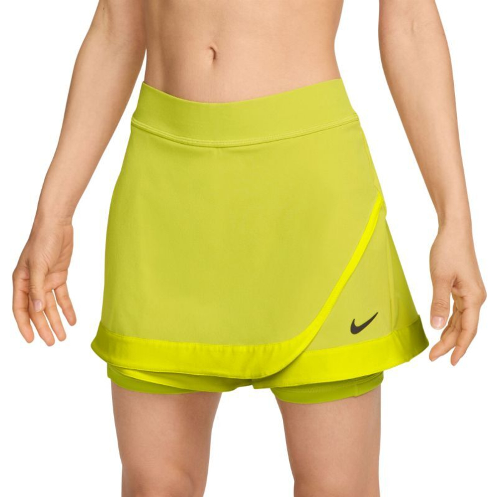 Женские теннисные шорты Nike Court Dri-Fit Slam - high voltage/high voltage/medium ash - Yellow
