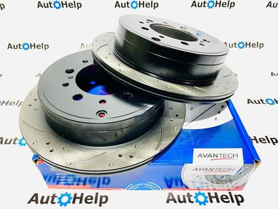 Диск тормозной перфорированный Avantech BR0268S задний правый 345mm