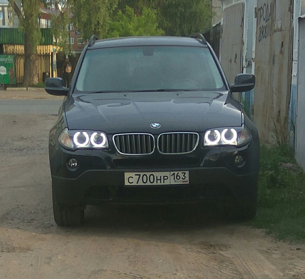 Ангельские глазки BMW X 3 E 83 ( Белые)