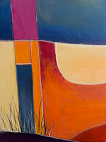 Картина маслом на холсте "Африка" 70х110 см. Деревянный подрамник. Художник Наталия Осадчук